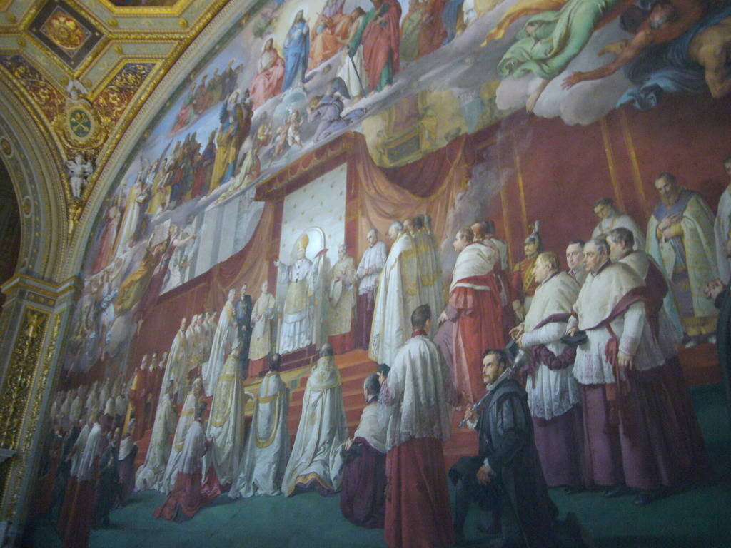 Fresco in the Room of The Immaculate Conception at the Vatican Museums