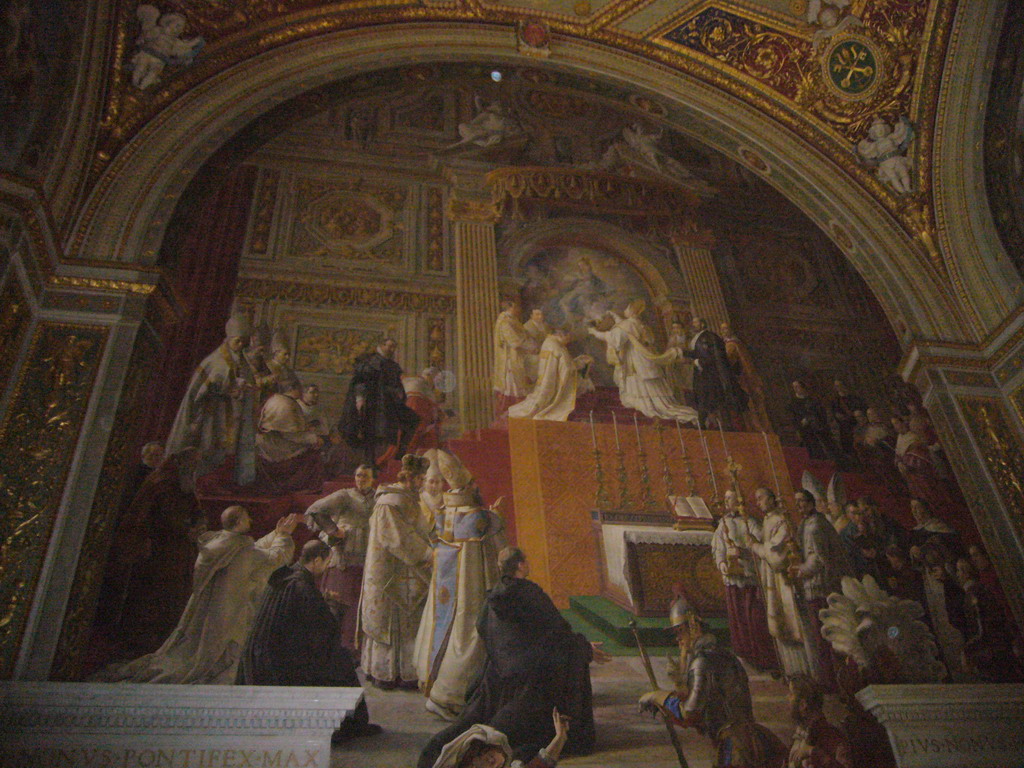 Fresco in the Room of The Immaculate Conception at the Vatican Museums