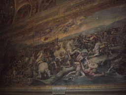Fresco `Battle of Constantine against Maxentius` in the Raphael Rooms (Stanze di Raffaello) at the Vatican Museums