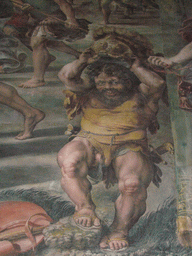 Fragment of the fresco `The Vision of the Cross` in the Raphael Rooms at the Vatican Museums