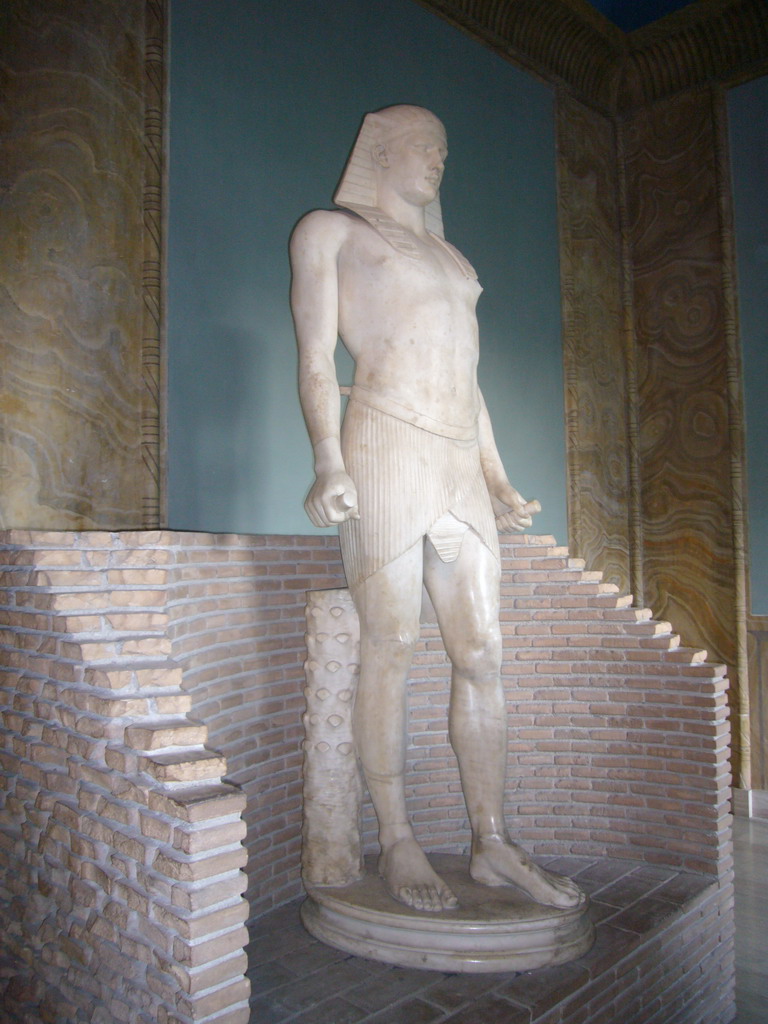 Egyptian statue in the Egyptian Museum at the Vatican Museums