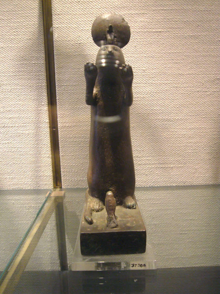 Egyptian statue in the Egyptian Museum at the Vatican Museums