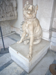 Statue of a wolf in the Museo Pio-Clementino at the Vatican Museums