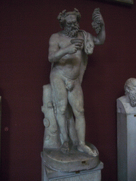 Statue of Dionysos in the Round Room of the Museo Pio-Clementino at the Vatican Museums