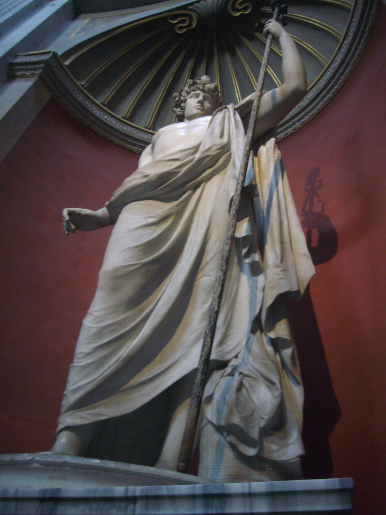 Statue in the Round Room of the Museo Pio-Clementino at the Vatican Museums