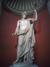 Statue in the Round Room of the Museo Pio-Clementino at the Vatican Museums