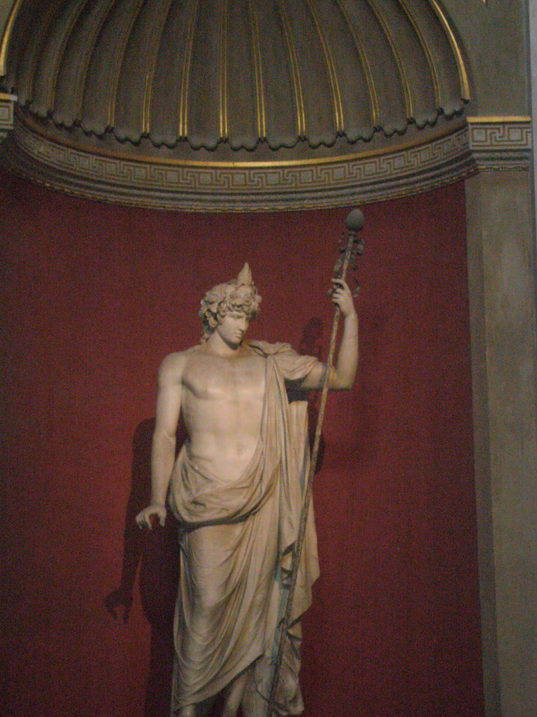 Statue in the Round Room of the Museo Pio-Clementino at the Vatican Museums