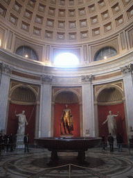 The Round Room of the Museo Pio-Clementino at the Vatican Museums