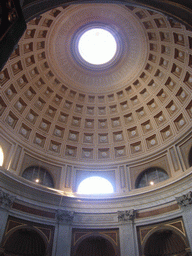 Dome and Oculus of the Round Room of the Museo Pio-Clementino at the Vatican Museums