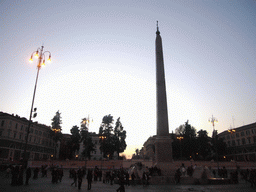 The Piazza del Popolo, with the Egyptian Obelisk of Rameses II