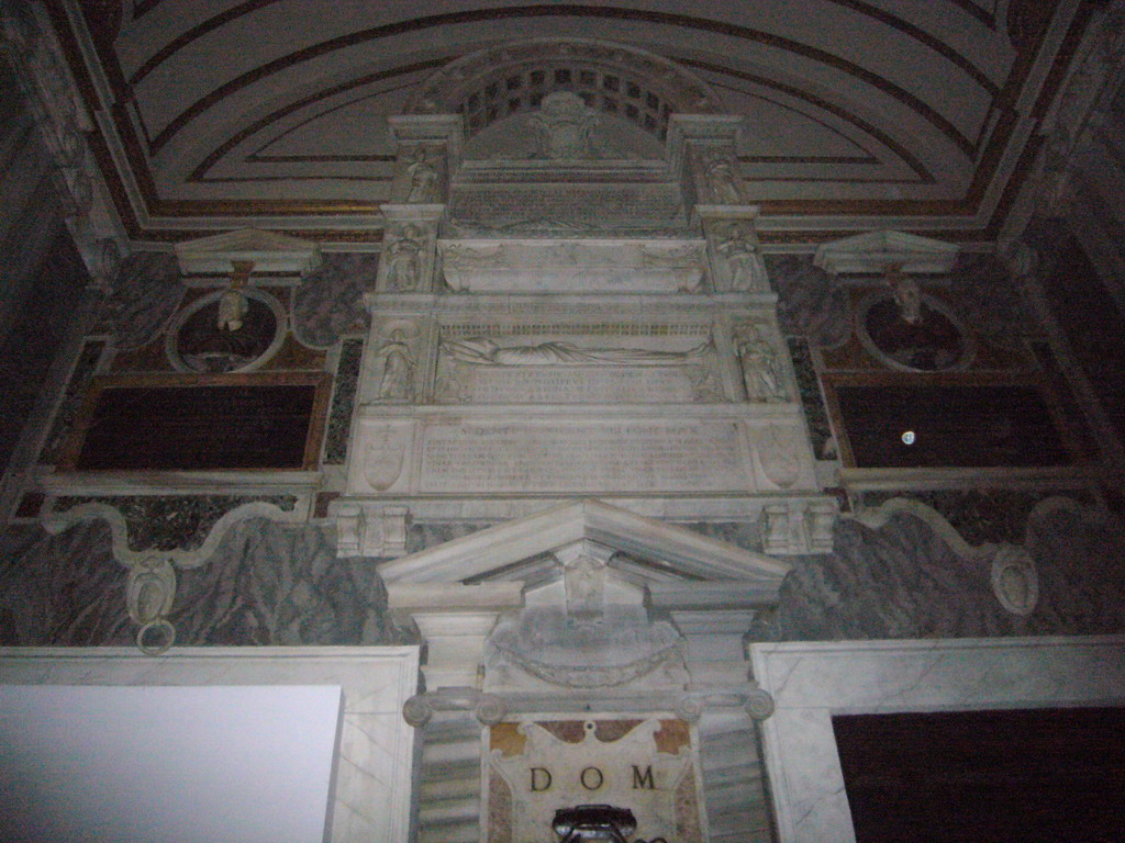Tombs in the Basilica di Santa Maria Maggiore church