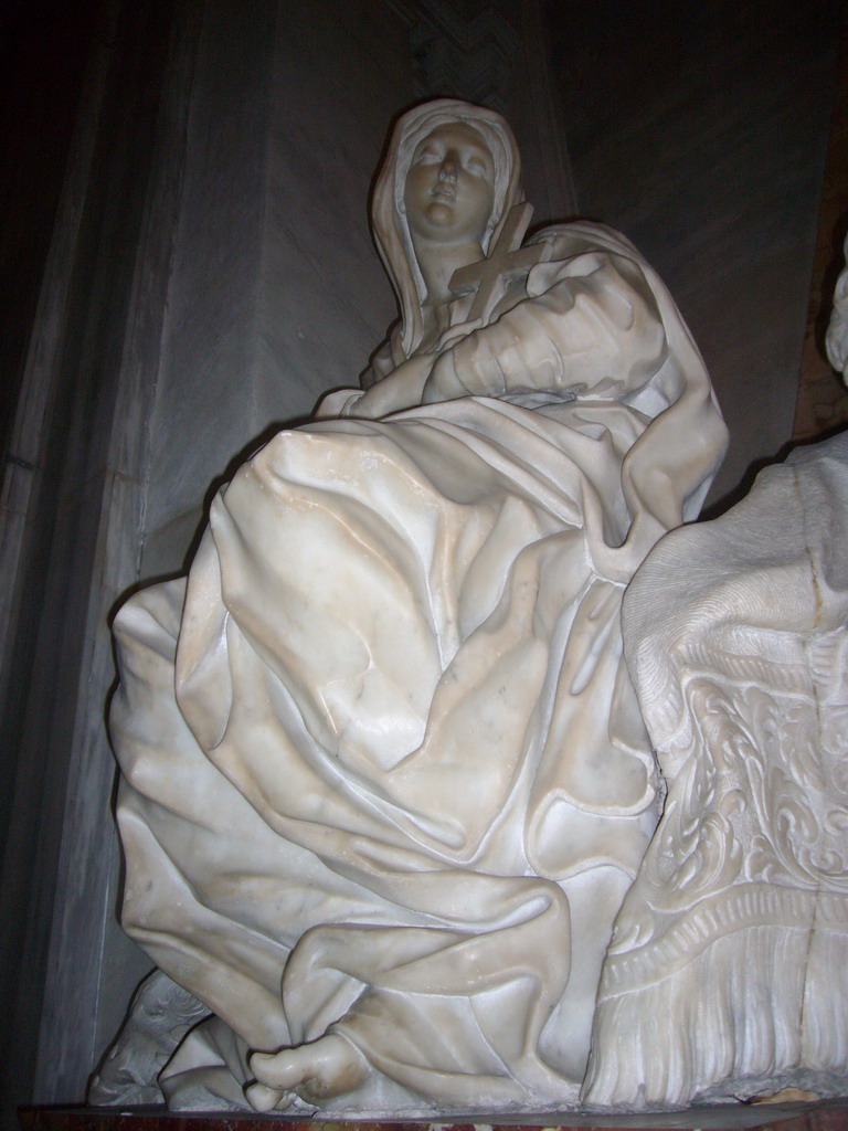Statue in the Basilica di Santa Maria Maggiore church