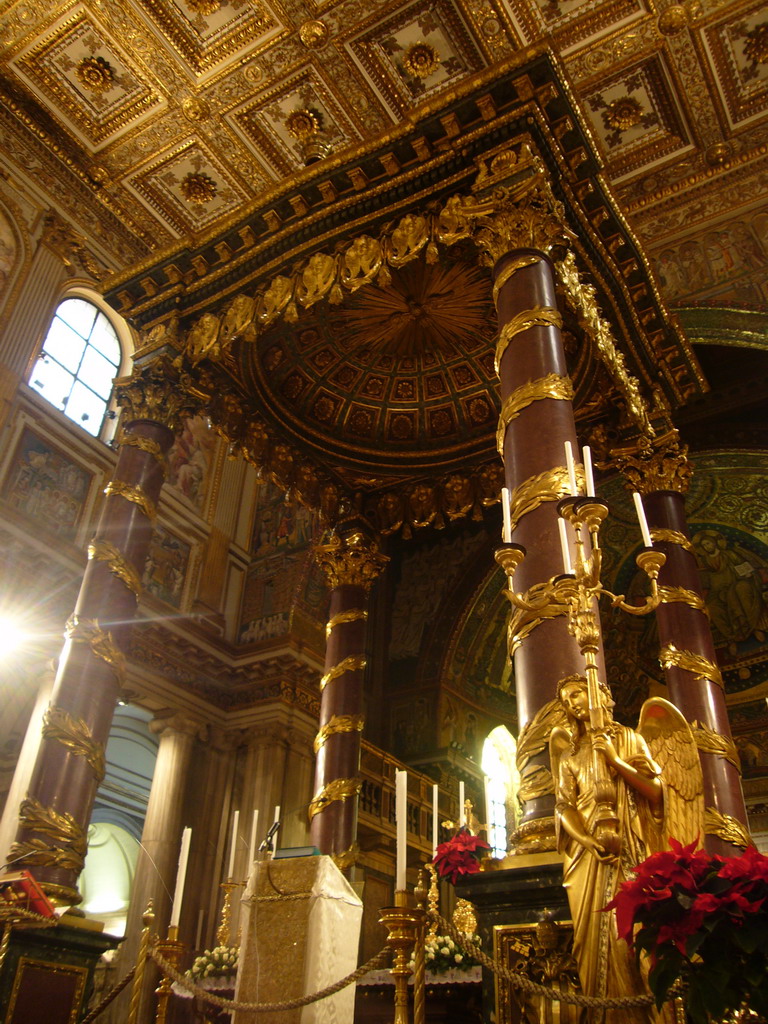 The High Altar and Canopy of the Basilica di Santa Maria Maggiore church