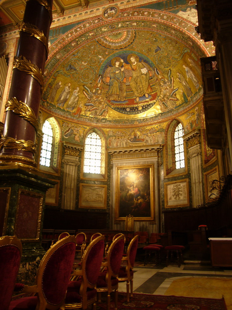 The Apse of the Basilica di Santa Maria Maggiore church