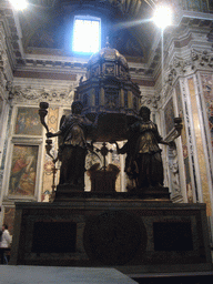 The Sistine Chapel, with the Reliquary of the Holy Crib, in the Basilica di Santa Maria Maggiore church