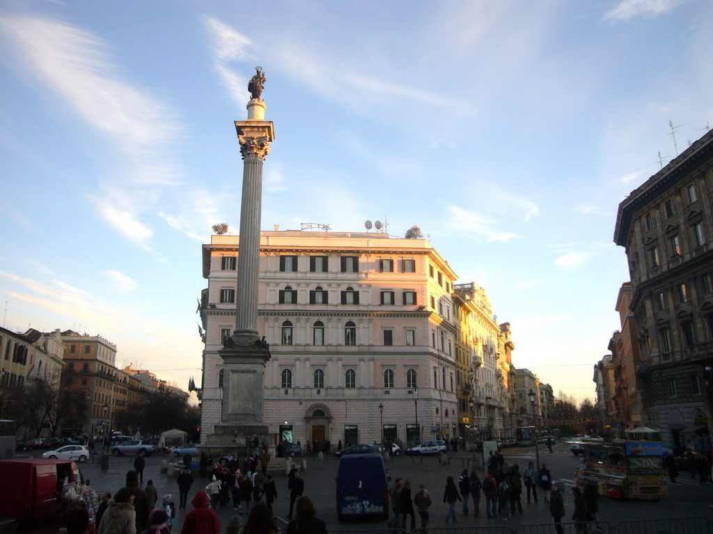 Column of St. Mary at the Piazza di Santa Maria Maggiore square