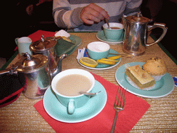 Tea in Babington`s Tea Rooms at the Piazza di Spagna