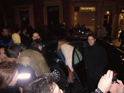 The actress Valeria Marini at the Piazza di Spagna