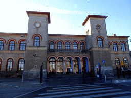 Front of the Roskilde Railway Station at the Jernbadegade street