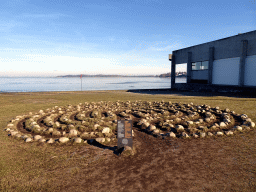 The Trojaborg labyrinth at the west side of the Viking Ship Museum