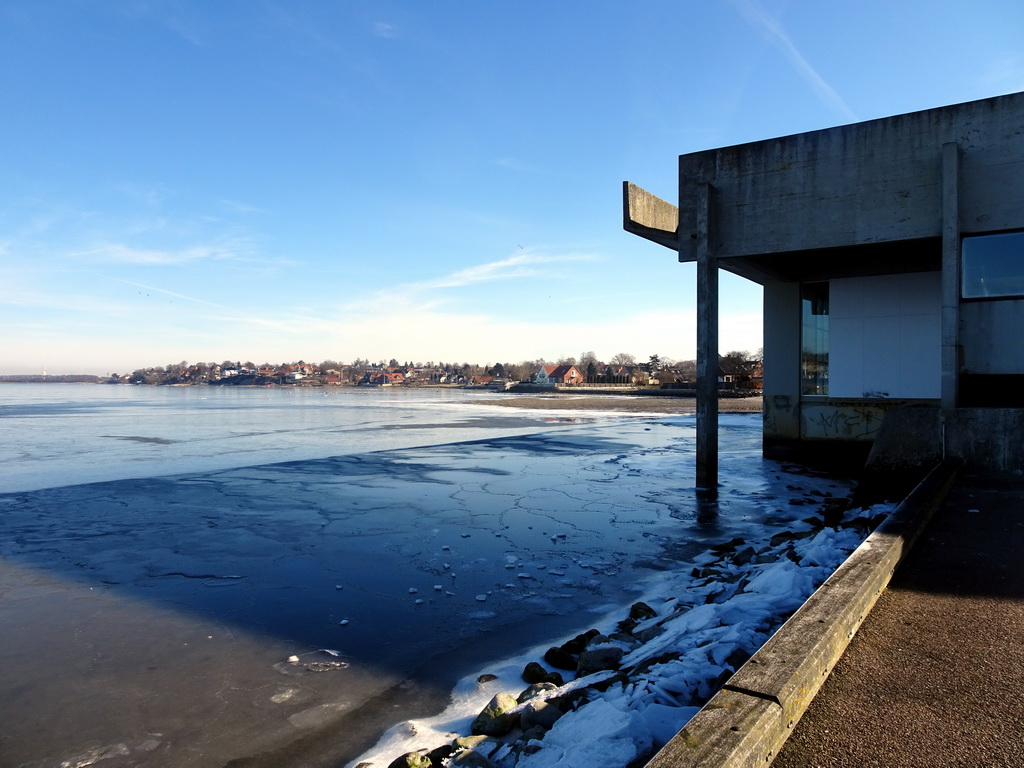 The Roskilde Fjord and the west side of the Viking Ship Museum