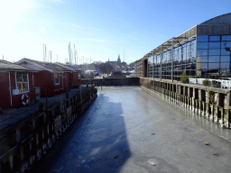 The Museum Island, Restaurant Snekken and the Museum Harbour of the Viking Ship Museum, and Roskilde Cathedral