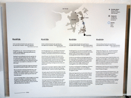 Information on Roskilde in the Middle Ages, at the Upper Floor of the Viking Ship Museum