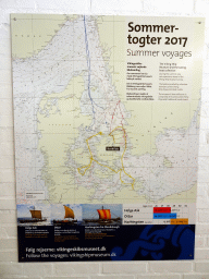 Information on the summer voyages from the Viking Ship Museum, at the Viking Ship Hall at the Middle Floor