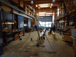 Interior of the Boatyard at the Museum Island of the Viking Ship Museum