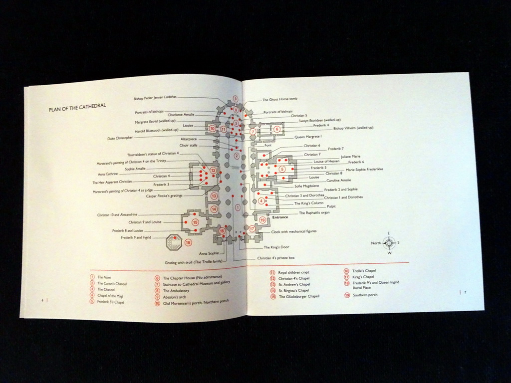 Plan of the Roskilde Cathedral