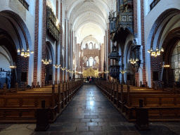 Nave and apse of the Roskilde Cathedral