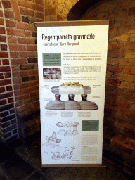 Information on the Royal Couple`s Tombs, at the entrance room to the Glücksburger Chapel at the Roskilde Cathedral