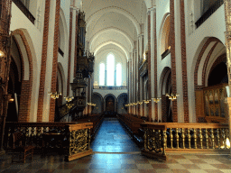 The nave, Raphaelis Organ and pulpit of the Roskilde Cathedral