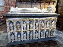 The tomb of Queen Margrete I at the choir of the Roskilde Cathedral