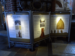 Information on the tomb of Queen Margrete I at the Roskilde Cathedral