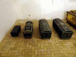 Tombs at the Royal Children`s Crypt at the Roskilde Cathedral