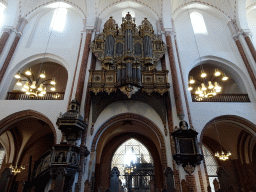 The Raphaelis Organ and the pulpit of the Roskilde Cathedral