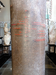 The King`s Column in the Chapel of the Magi at the Roskilde Cathedral