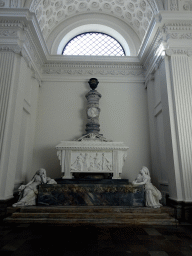 The tomb of King Frederik V at Frederik V`s Chapel at the Roskilde Cathedral