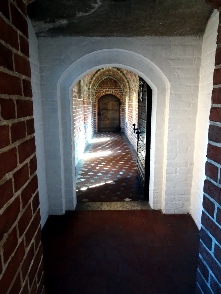 Interior of the Absalon`s Arch, viewed from the upper floor of the Roskilde Cathedral