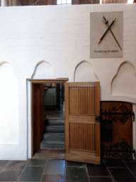Door from the south aisle to the choir of the Roskilde Cathedral