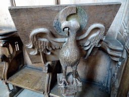 Statue of a bird at the choir of the Roskilde Cathedral