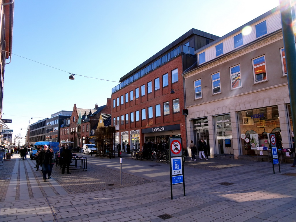The Algade street, viewed from the Stændertorvet square
