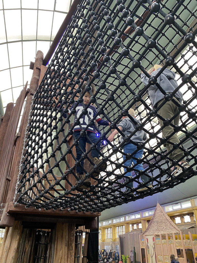 Max at the Biotopia playground in the Rivièrahal building at the Africa area at the Diergaarde Blijdorp zoo