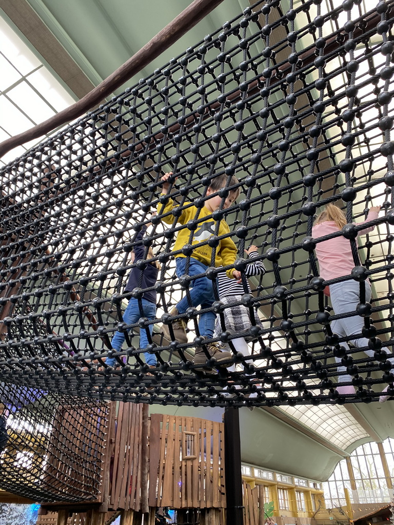 Max at the Biotopia playground in the Rivièrahal building at the Africa area at the Diergaarde Blijdorp zoo