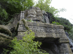 Facade of the Taman Indah building at the Asia area at the Diergaarde Blijdorp zoo