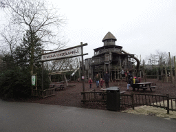 Front of the playground at the Oewanja Lodge at the Africa area at the Diergaarde Blijdorp zoo