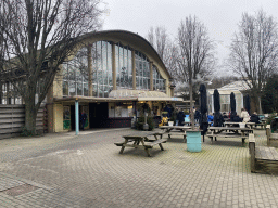 Front of the Rivièrahal building at the Africa area at the Diergaarde Blijdorp zoo