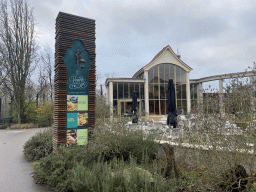 Front of the Poort van Azië restaurant at the Asia area at the Diergaarde Blijdorp zoo