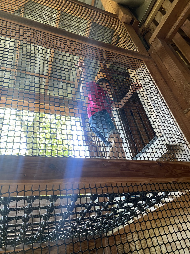 Max at the Climb Hay Barn at the Dierenwijck area of the Plaswijckpark recreation park